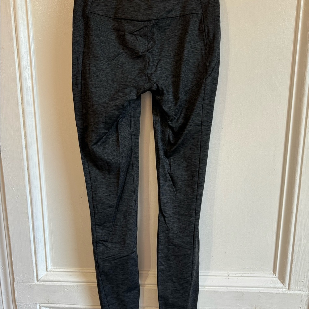 Tracksmith Black Leggings High Waist Form-Fitting